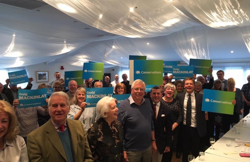 Craig Mackinlay, re-selected as Conservative Parliamentary Candidate for South Thanet