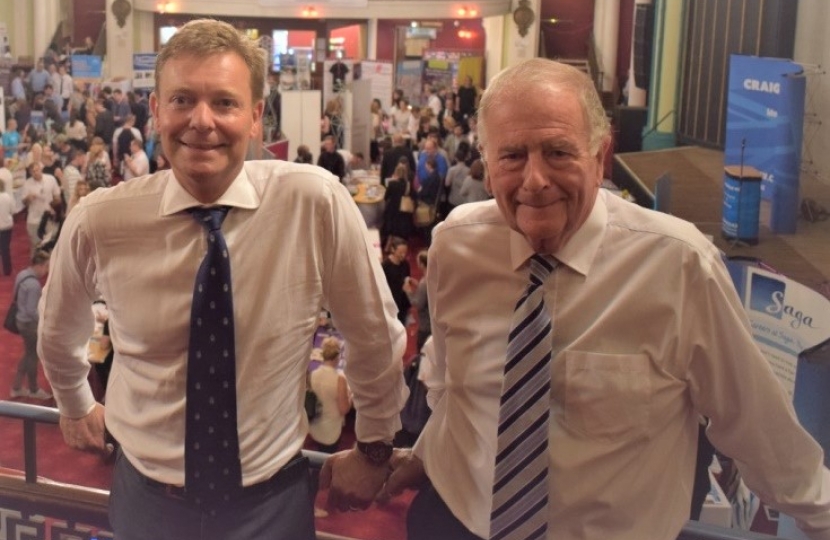 Craig Mackinlay MP & Sir Roger Gale MP, Jobs Fair